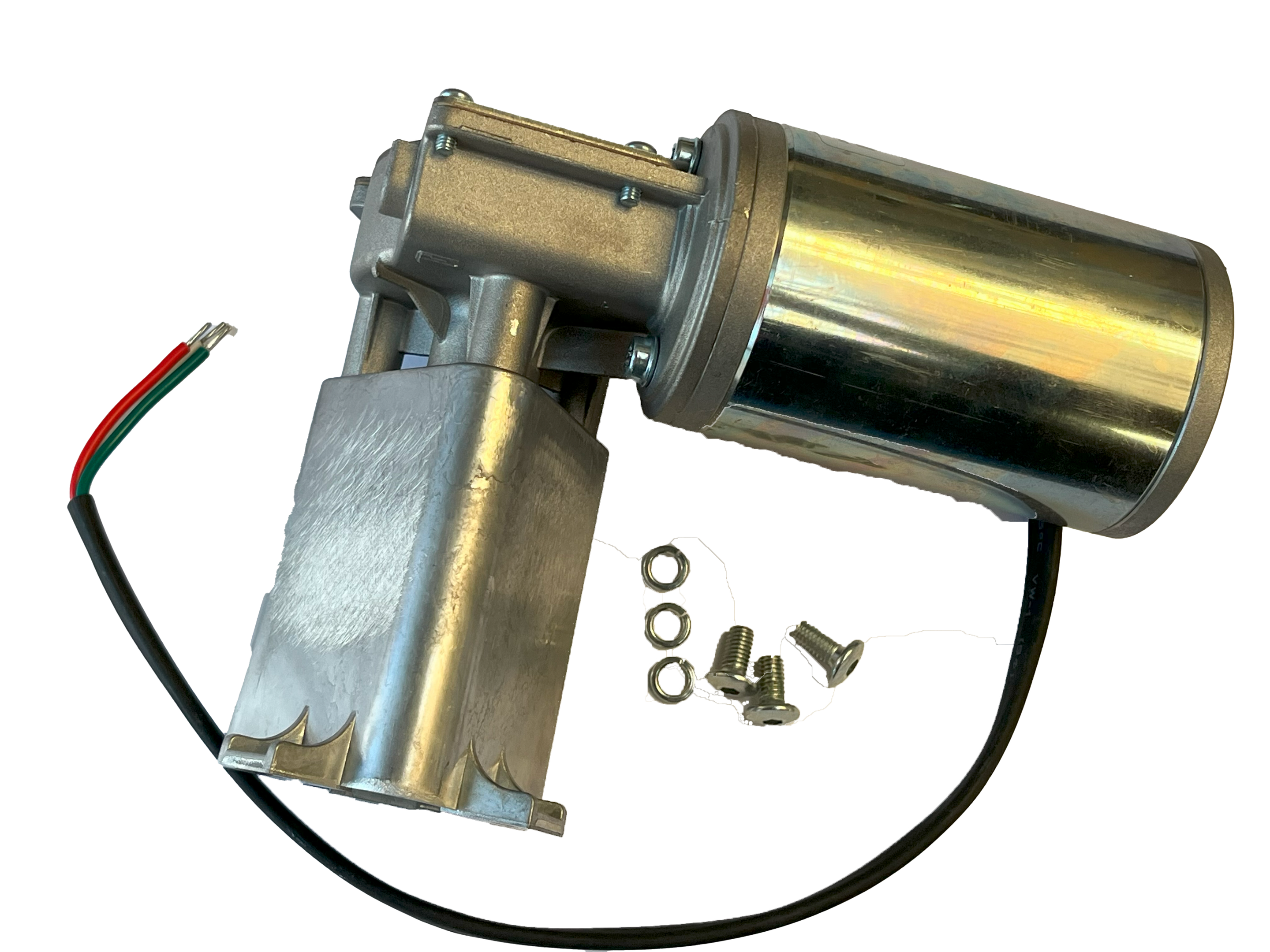 Motor mit Kupplung, Schrauben