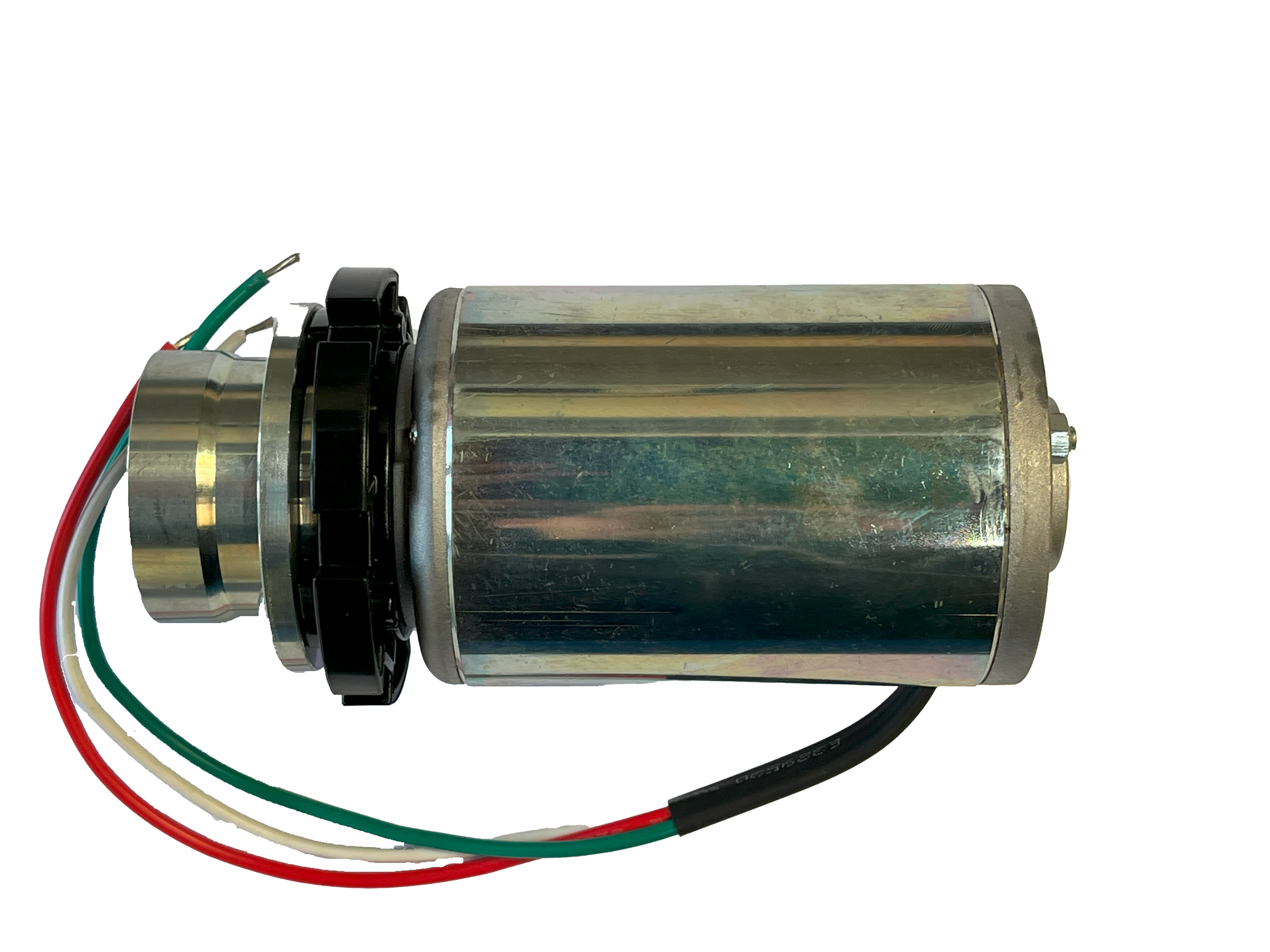 Motor mit Kupplung und Schrauben linerar