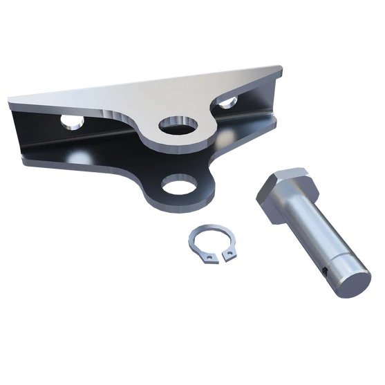 Support de battant de porte avec goupille et clip Support de battant de porte avec goupille et clip