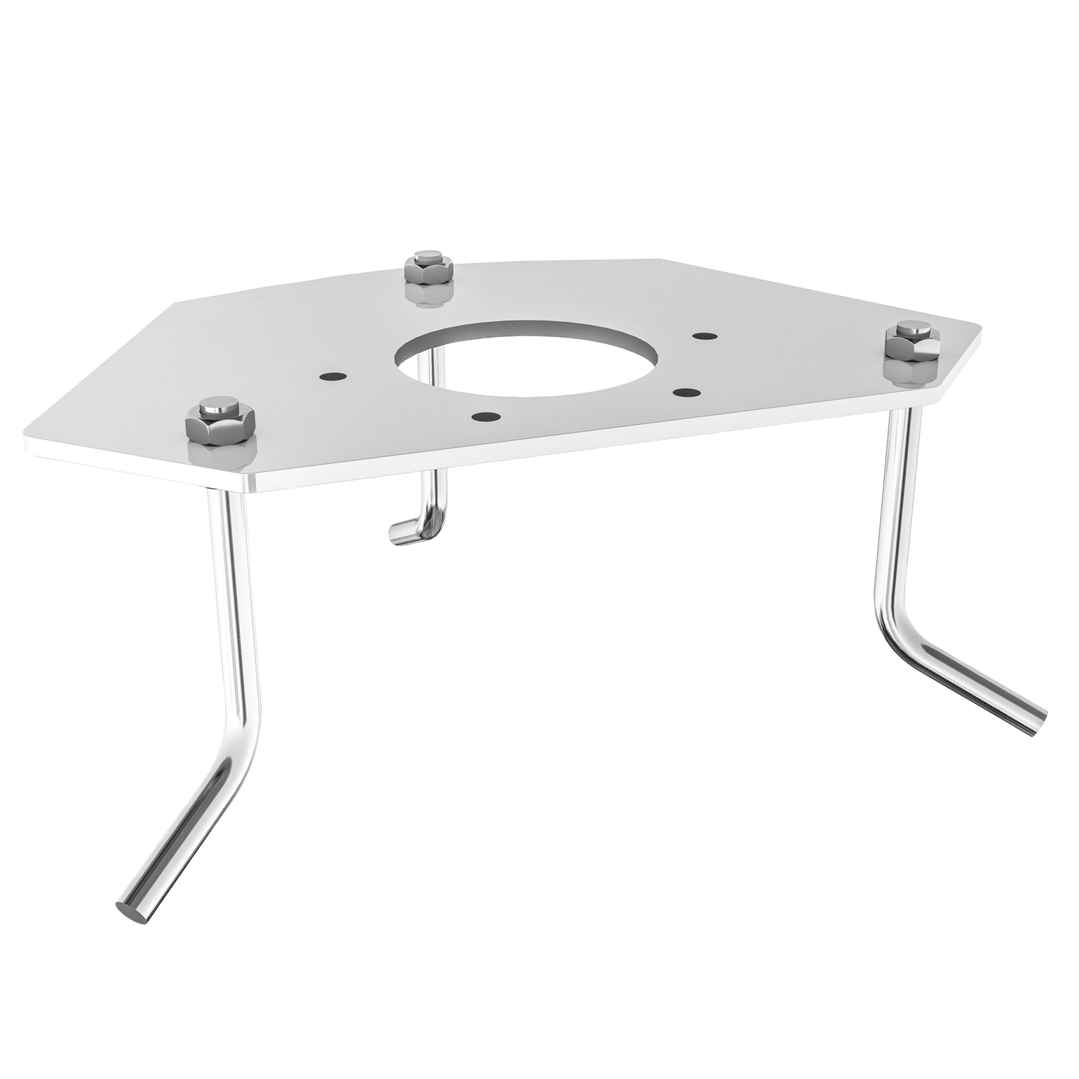 Plaque de montage pour colonnette Plaque de montage pour colonnette