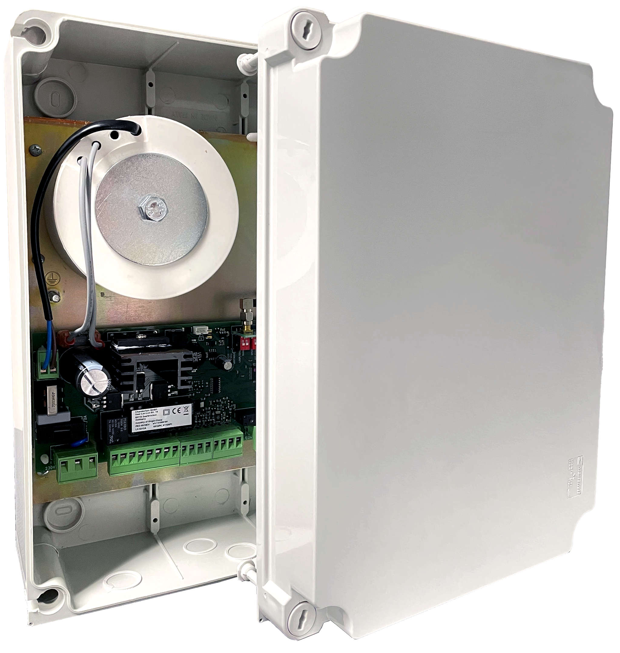 Commande 24 V pour automatismes de portails battants