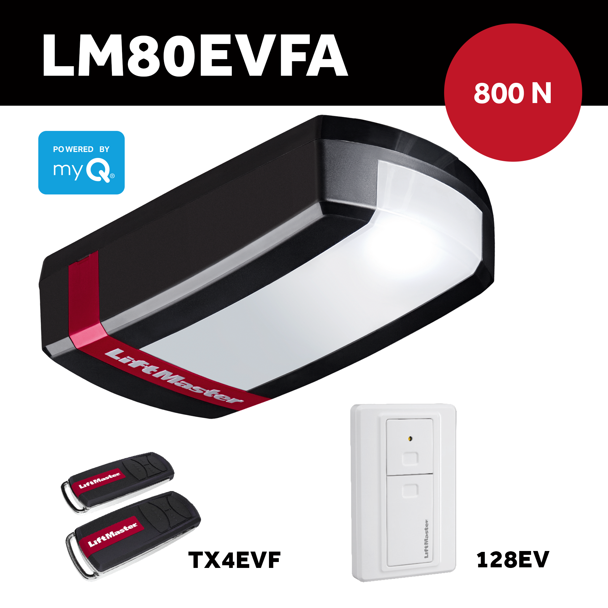 Der kompakte Torantrieb für kleine Tore LM80EVFA
