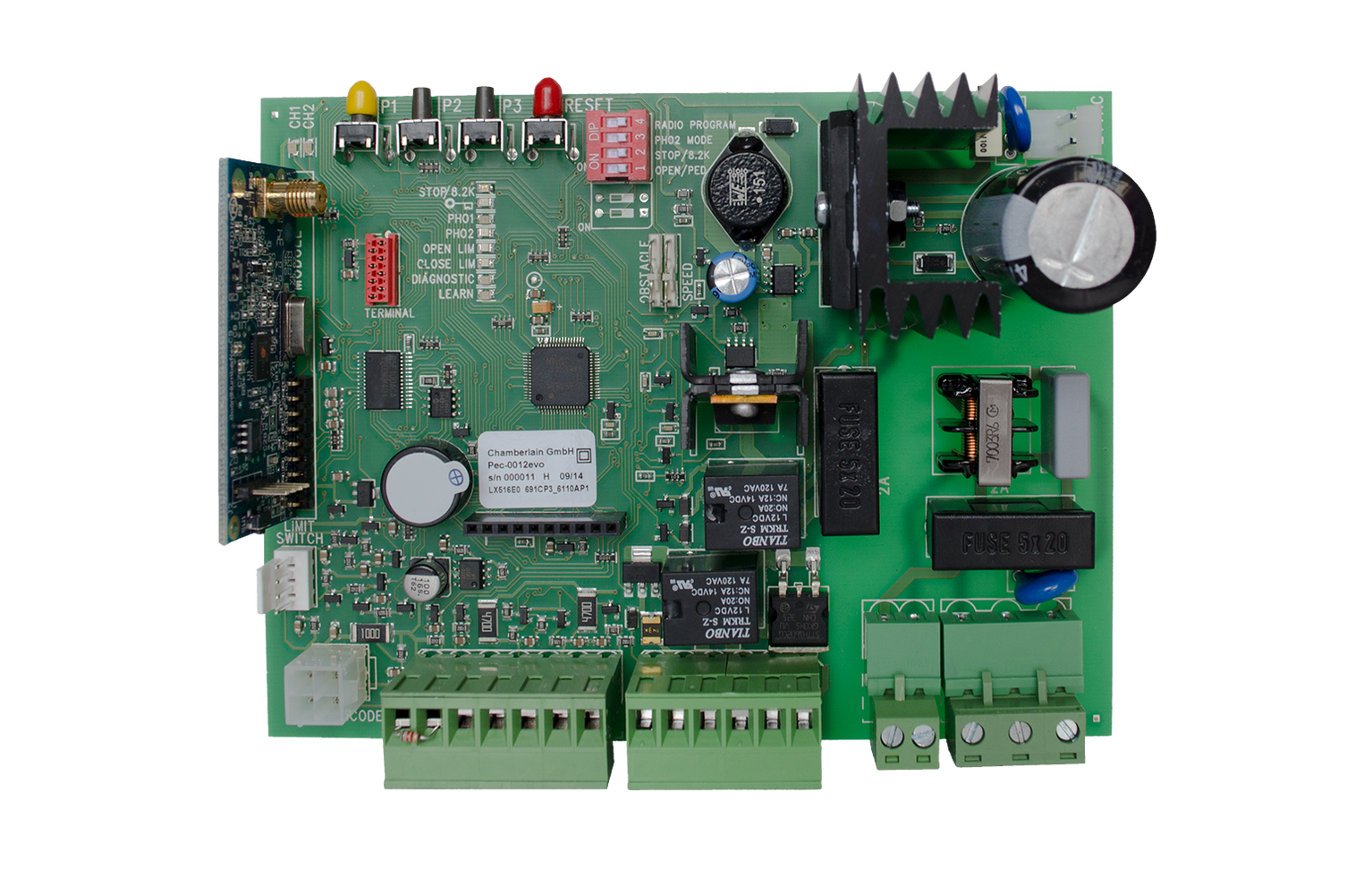 Commande 24 V pour automatismes de portails coulissants Commande 24 V pour automatismes de portails coulissants