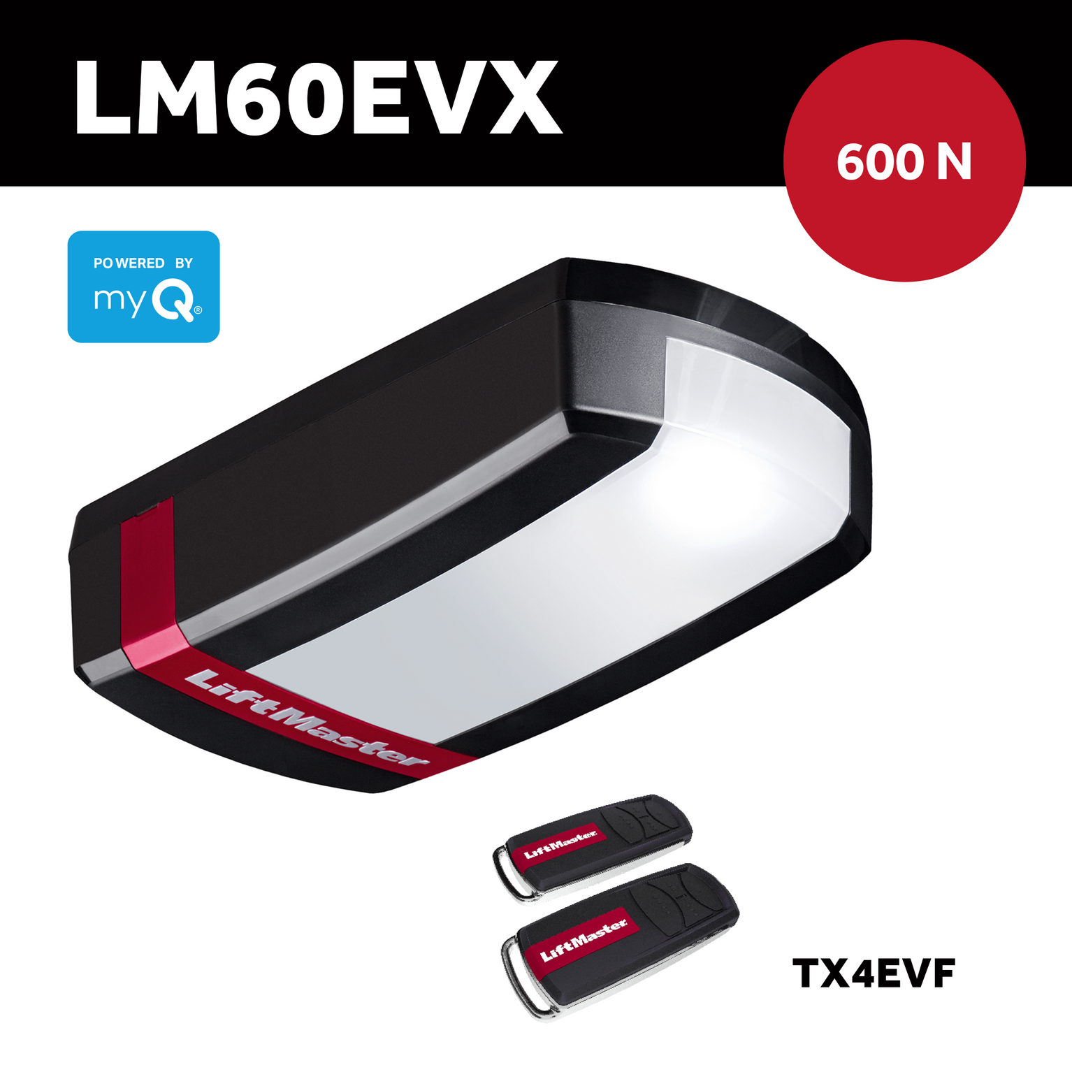 Garage Door Opener for Doors up to 125kg - LM60EVX
